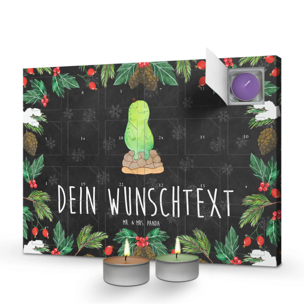 Personalisierter Duftkerzen Adventskalender Schildkröte Pause Personalisierter Duftkerzen Adventskalender, Schildkröte, Achtsamkeit, Entschleunigen, achtsam