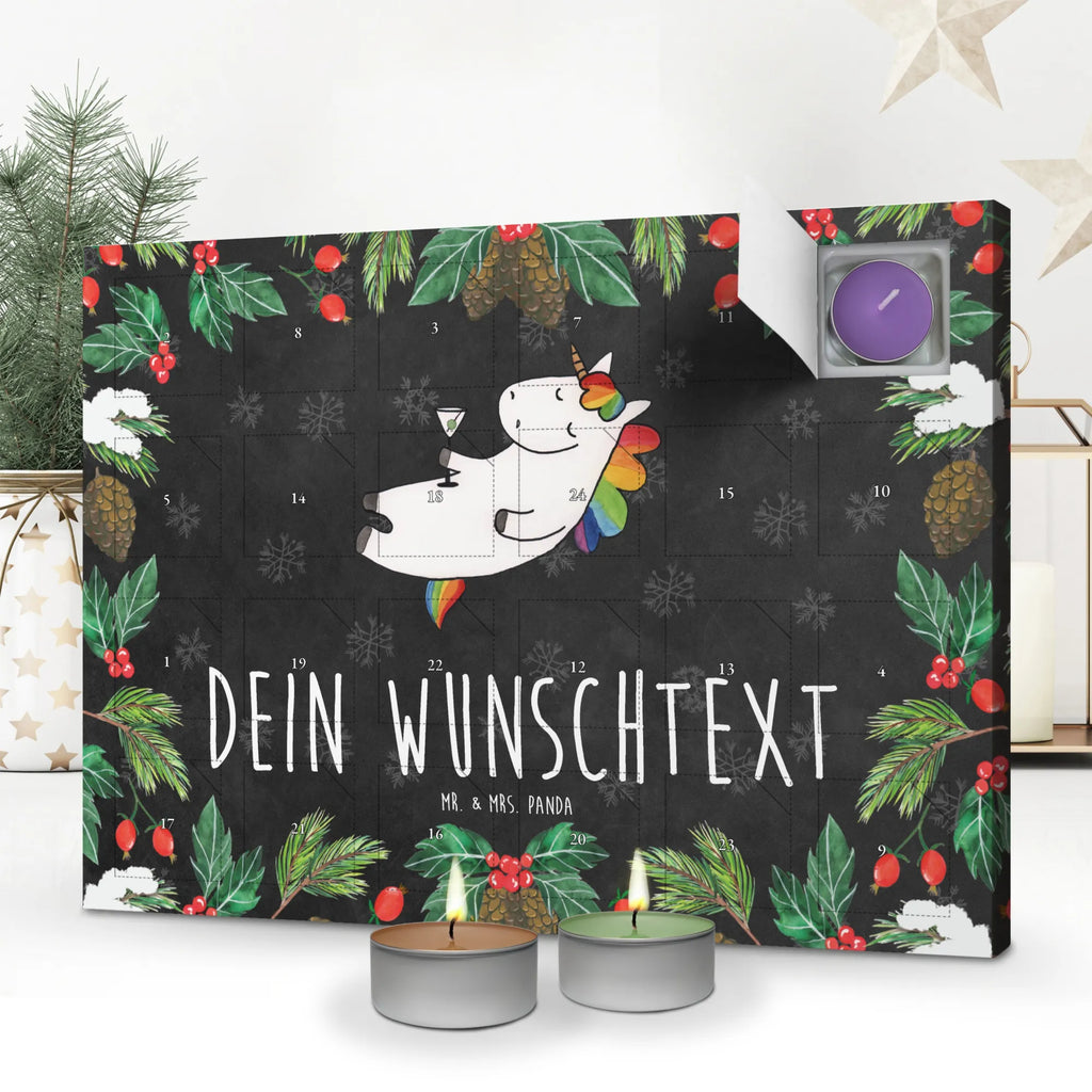 Personalisierter Duftkerzen Adventskalender Einhorn Cocktail Personalisierter Duftkerzen Adventskalender, Einhorn, Einhörner, Einhorn Deko, Pegasus, Unicorn, Party, Spaß, Feiern, Caipirinha, Rum, Cuba Libre, Sekt, Freundin, Geburtstag, lustig, witzig, Spruch, Glitzer