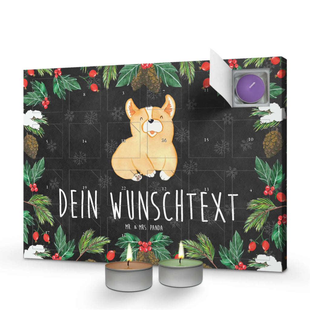 Personalisierter Duftkerzen Adventskalender Corgie Personalisierter Duftkerzen Adventskalender, Hund, Hundemotiv, Haustier, Hunderasse, Tierliebhaber, Hundebesitzer, Sprüche, Corgie, Welsh Corgie Pembroke, britisch, Motivation, Spruch, Hundespruch, Lebensfreude