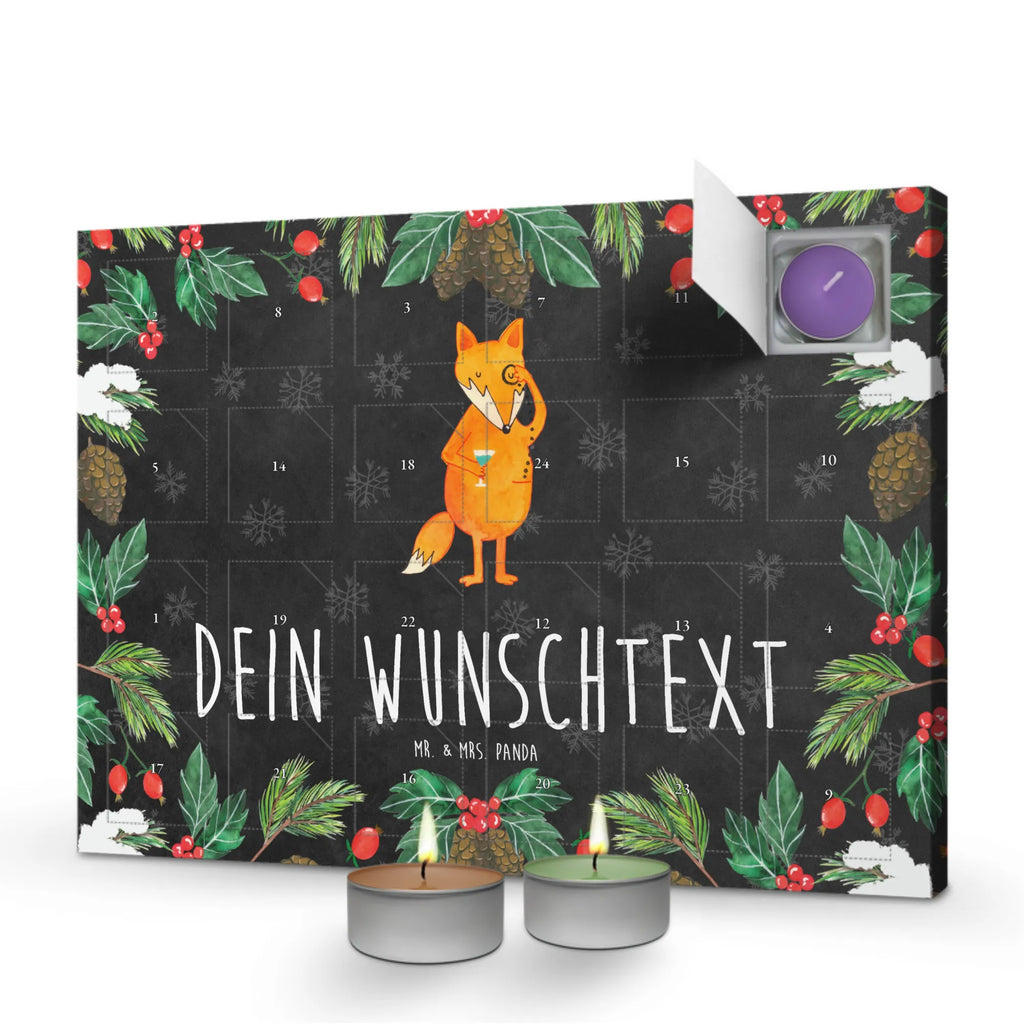 Personalisierter Duftkerzen Adventskalender Fuchs Lord Personalisierter Duftkerzen Adventskalender, Fuchs, Füchse, tröstende Worte, Spruch lustig, Liebeskummer Geschenk, Motivation Spruch, Problemlösung