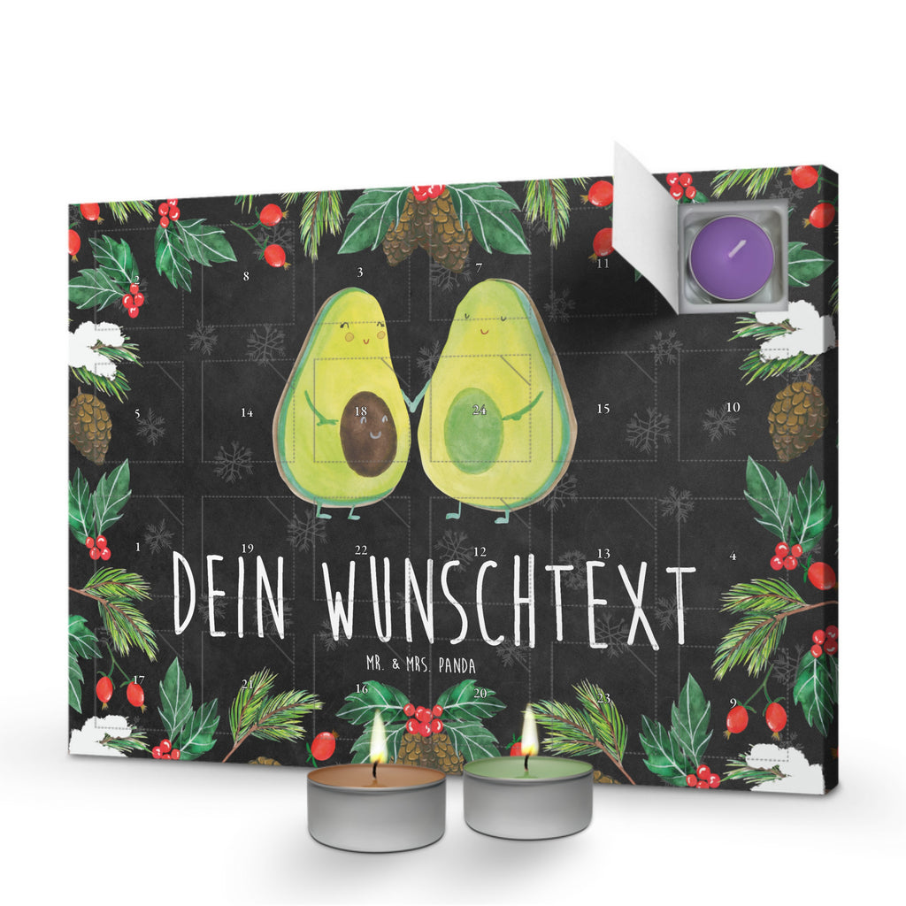 Personalisierter Duftkerzen Adventskalender Avocado Pärchen Personalisierter Duftkerzen Adventskalender, Avocado, Veggie, Vegan, Gesund, Avocuddle, Liebe, Schwangerschaft, Familie, Babyshower, Babyparty, Hochzeit, Kinder, Avocados, Geburt