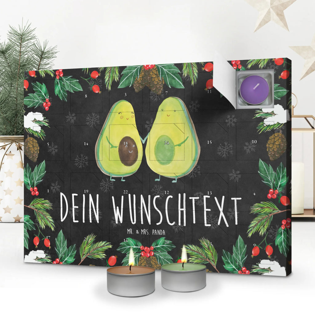 Personalisierter Duftkerzen Adventskalender Avocado Pärchen Personalisierter Duftkerzen Adventskalender, Avocado, Veggie, Vegan, Gesund, Avocuddle, Liebe, Schwangerschaft, Familie, Babyshower, Babyparty, Hochzeit, Kinder, Avocados, Geburt