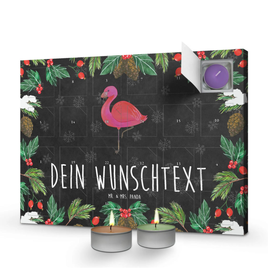 Personalisierter Duftkerzen Adventskalender Flamingo Classic Personalisierter Duftkerzen Adventskalender, Flamingo, Einzigartig, Selbstliebe, Stolz, ich, für mich, Spruch, Freundin, Freundinnen, Außenseiter, Sohn, Tochter, Geschwister