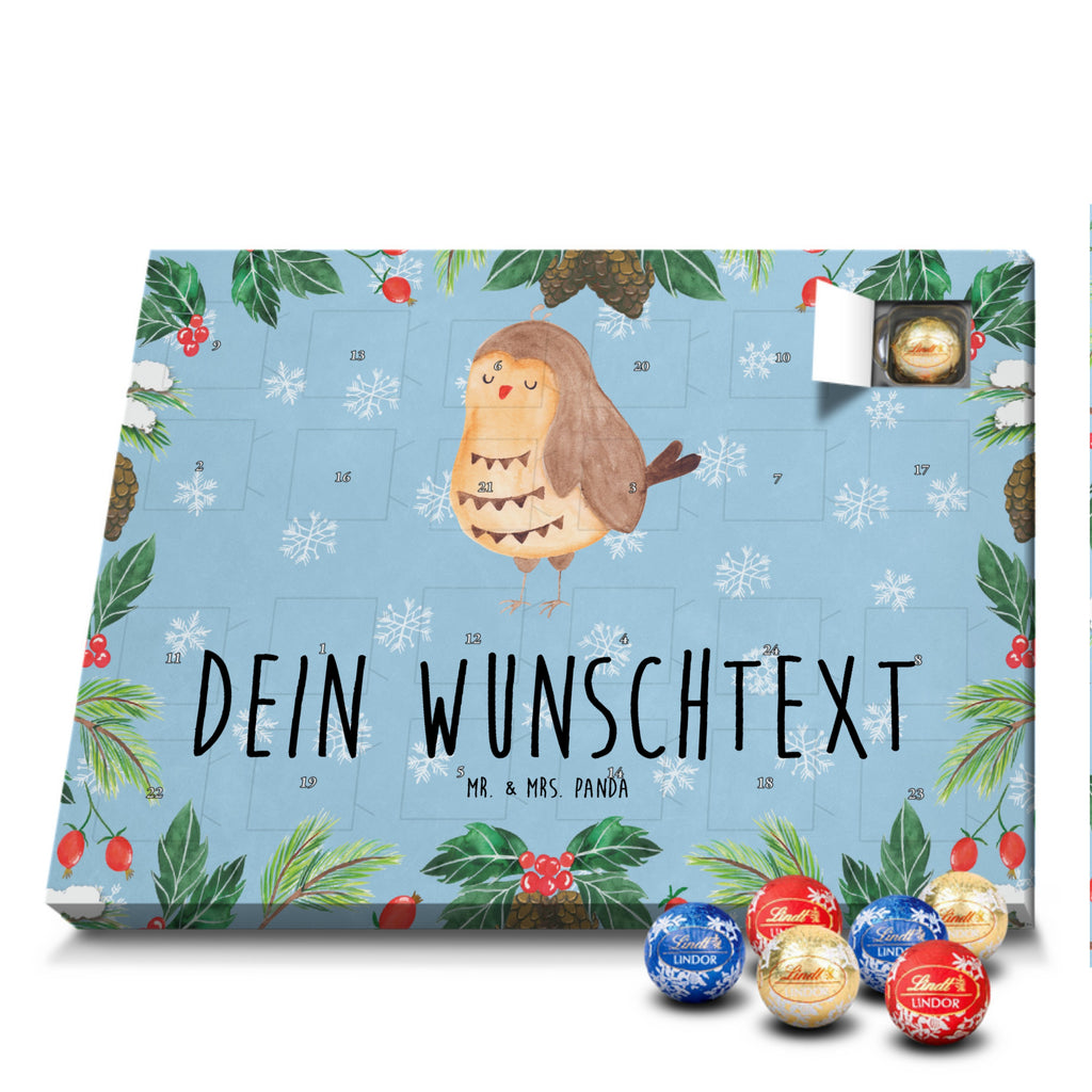 Personalisierter Kugel Markenschokolade Adventskalender Eule Zufrieden Personalisierter Kugel Markenschokolade Adventskalender, Eule, Eule Spruch, Eule deko, Owl, Liebe Spruch, Romantisch, Wortspiel lustig, Spruch schön, Geschenk Hochzeitstag