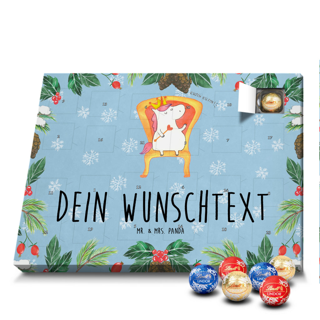 Personalisierter Kugel Markenschokolade Adventskalender Einhorn König Personalisierter Kugel Markenschokolade Adventskalender, Einhorn, Einhörner, Einhorn Deko, Pegasus, Unicorn, König, Präsident, Bundeskanzler, Herrscher, Kaiser, Prinzessin, Krone