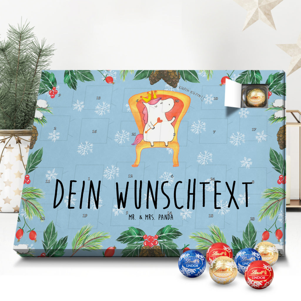 Personalisierter Kugel Markenschokolade Adventskalender Einhorn König Personalisierter Kugel Markenschokolade Adventskalender, Einhorn, Einhörner, Einhorn Deko, Pegasus, Unicorn, König, Präsident, Bundeskanzler, Herrscher, Kaiser, Prinzessin, Krone