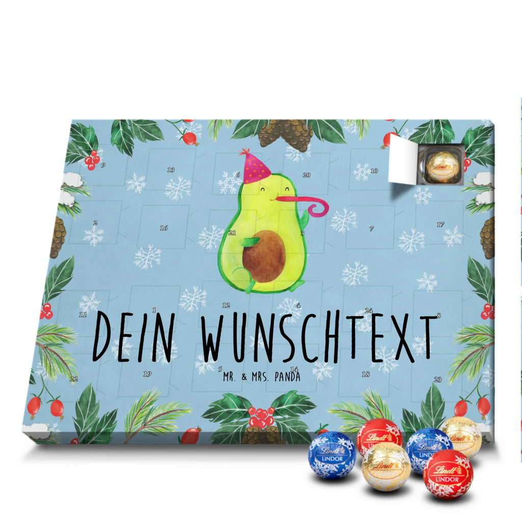 Personalisierter Kugel Markenschokolade Adventskalender Avocado Feier Personalisierter Kugel Markenschokolade Adventskalender, Avocado, Veggie, Vegan, Gesund, Party, Feierlichkeit, Feier, Fete, Geburtstag, Gute Laune, Tröte