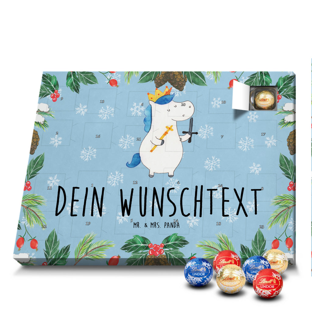 Personalisierter Kugel Markenschokolade Adventskalender Einhorn König mit Schwert Personalisierter Kugel Markenschokolade Adventskalender, Einhorn, Einhörner, Einhorn Deko, Pegasus, Unicorn, König, Ritter, Mittelalter