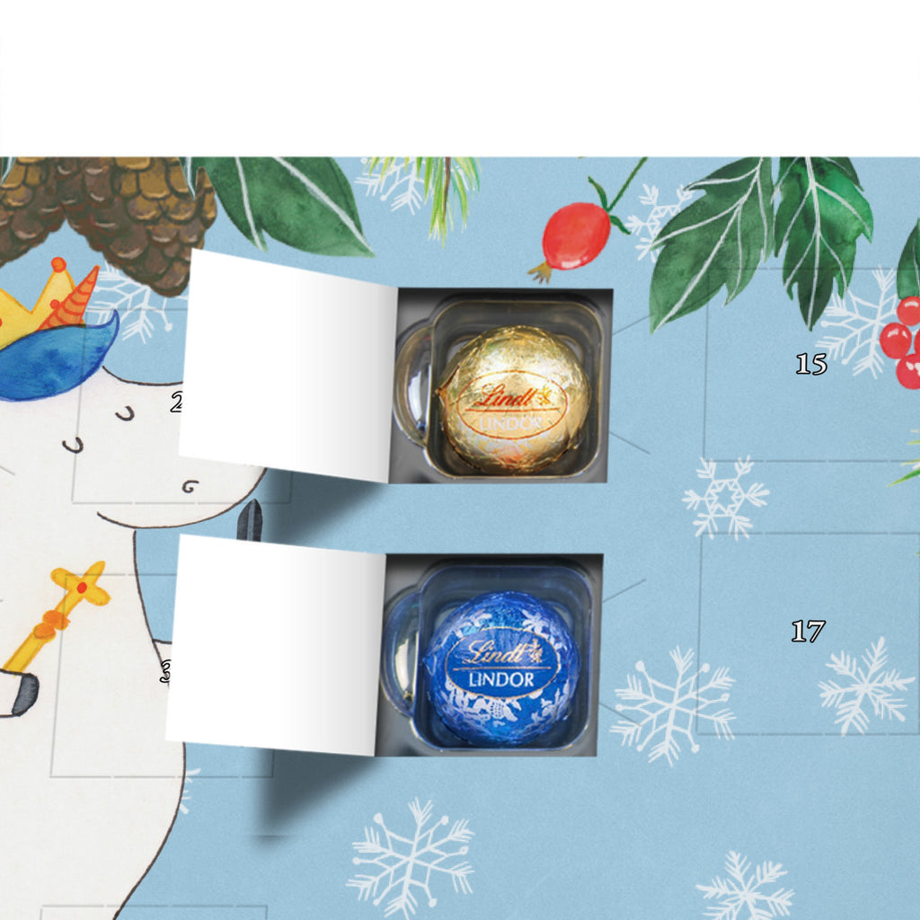 Personalisierter Kugel Markenschokolade Adventskalender Einhorn König mit Schwert Personalisierter Kugel Markenschokolade Adventskalender, Einhorn, Einhörner, Einhorn Deko, Pegasus, Unicorn, König, Ritter, Mittelalter