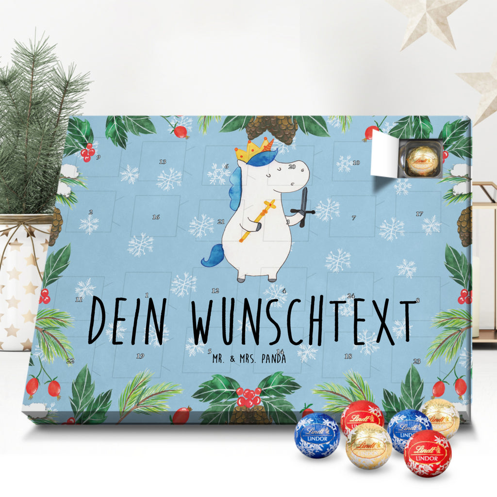 Personalisierter Kugel Markenschokolade Adventskalender Einhorn König mit Schwert Personalisierter Kugel Markenschokolade Adventskalender, Einhorn, Einhörner, Einhorn Deko, Pegasus, Unicorn, König, Ritter, Mittelalter