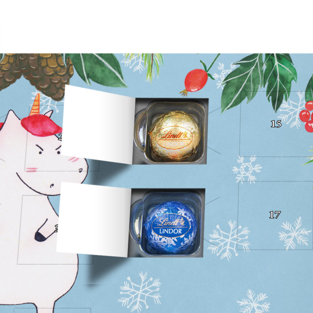 Personalisierter Kugel Markenschokolade Adventskalender Einhorn Wut Personalisierter Kugel Markenschokolade Adventskalender, Einhorn, Einhörner, Einhorn Deko, Pegasus, Unicorn, Realität, Ansage, lustlos, nein, Büro, Arbeit, wütend, dumme Fragen, lustig, Spaß, Geschenk