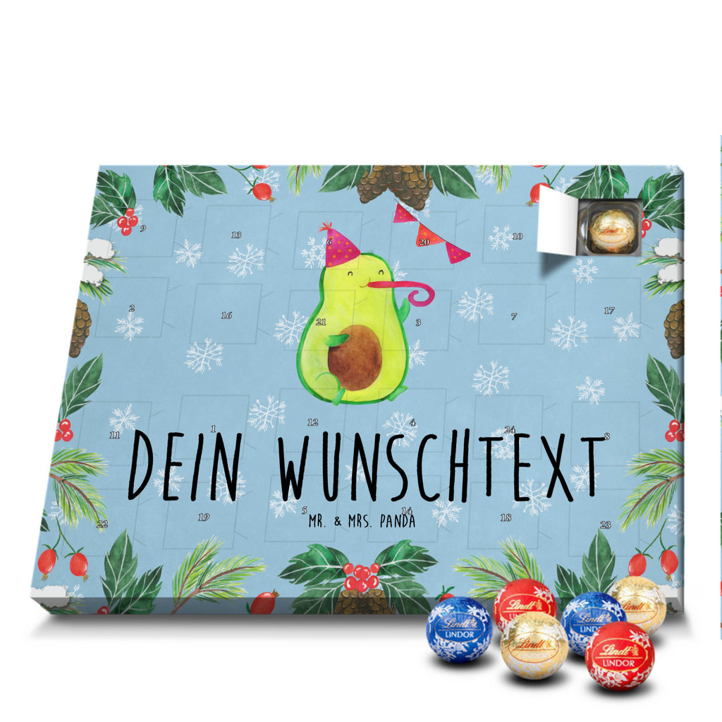 Personalisierter Kugel Markenschokolade Adventskalender Avocado Party Zeit Personalisierter Kugel Markenschokolade Adventskalender, Avocado, Veggie, Vegan, Gesund