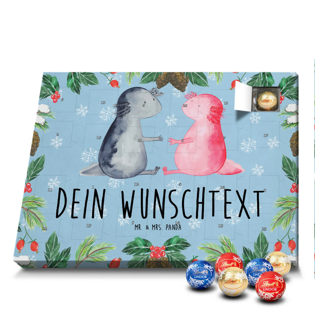 Personalisierter Kugel Markenschokolade Adventskalender Axolotl Liebe Personalisierter Kugel Markenschokolade Adventskalender, Axolotl, Molch, Axolot, Schwanzlurch, Lurch, Lurche, Liebe, große Liebe, Liebesbeweis, Freund, Verlobter, Ehemann, Jahrestag, Valentinstag