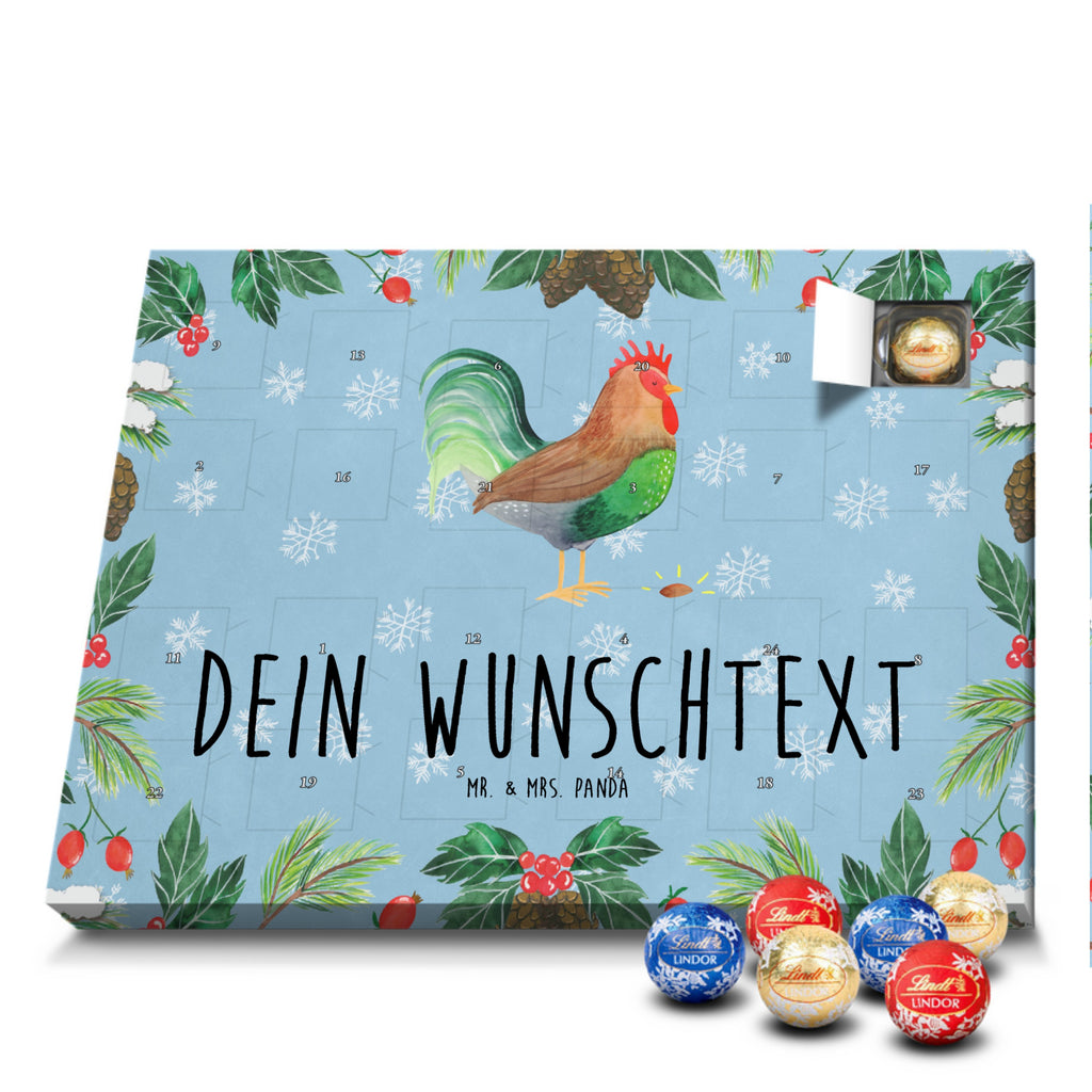 Personalisierter Kugel Markenschokolade Adventskalender Hahn Korn Personalisierter Kugel Markenschokolade Adventskalender, Bauernhof, Hoftiere, Landwirt, Landwirtin, Hahn, Korn, Henne, Eier, Natur