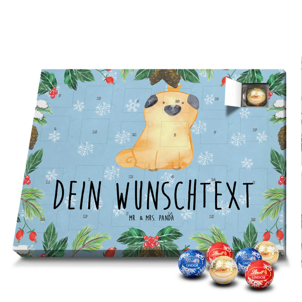 Personalisierter Kugel Markenschokolade Adventskalender Mops Krone Personalisierter Kugel Markenschokolade Adventskalender, Hund, Hundemotiv, Haustier, Hunderasse, Tierliebhaber, Hundebesitzer, Sprüche, Mops, allergisch, kinderlos, Hausregel, Hundebesitzer. Spruch, lustig