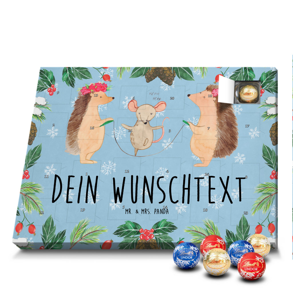 Personalisierter Kugel Markenschokolade Adventskalender Igel Seilhüpfen Personalisierter Kugel Markenschokolade Adventskalender, Tiermotive, Gute Laune, lustige Sprüche, Tiere, Igel, Maus, Seilspringen, Seilhüpfen, Kinder, Kindergarten