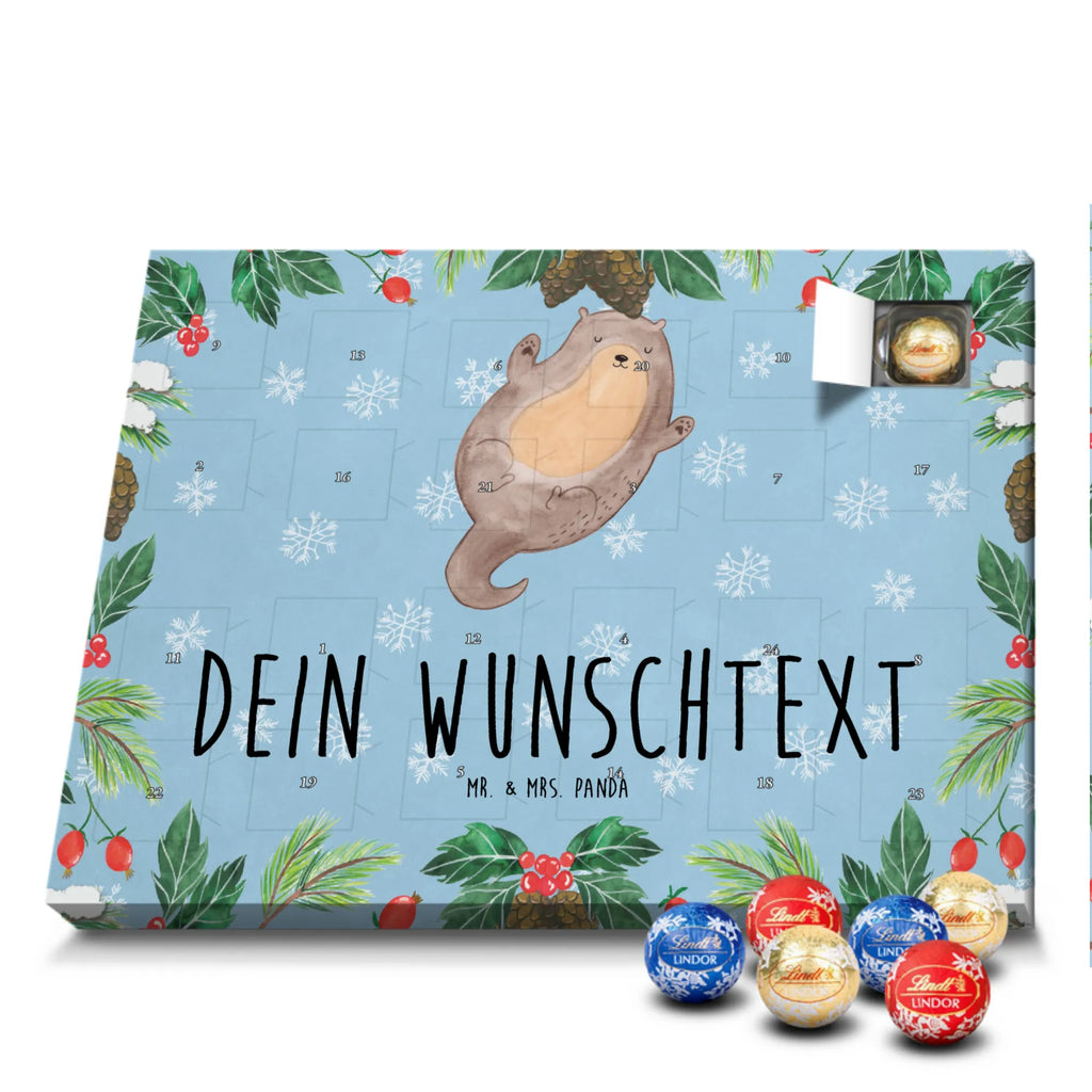 Personalisierter Kugel Markenschokolade Adventskalender Otter Umarmen Personalisierter Kugel Markenschokolade Adventskalender, Otter, Fischotter, Seeotter, Otter Seeotter See Otter