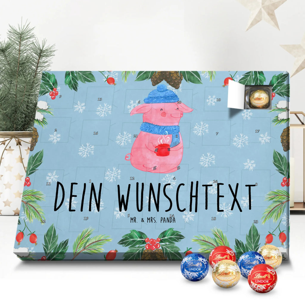 Personalisierter Kugel Markenschokolade Adventskalender Schweinchen Glühwein Personalisierter Kugel Markenschokolade Adventskalender, Winter, Weihnachten, Weihnachtsdeko, Nikolaus, Advent, Heiligabend, Wintermotiv, Glühwein, Betrunken, Weihnachtsmarkt, Spruch