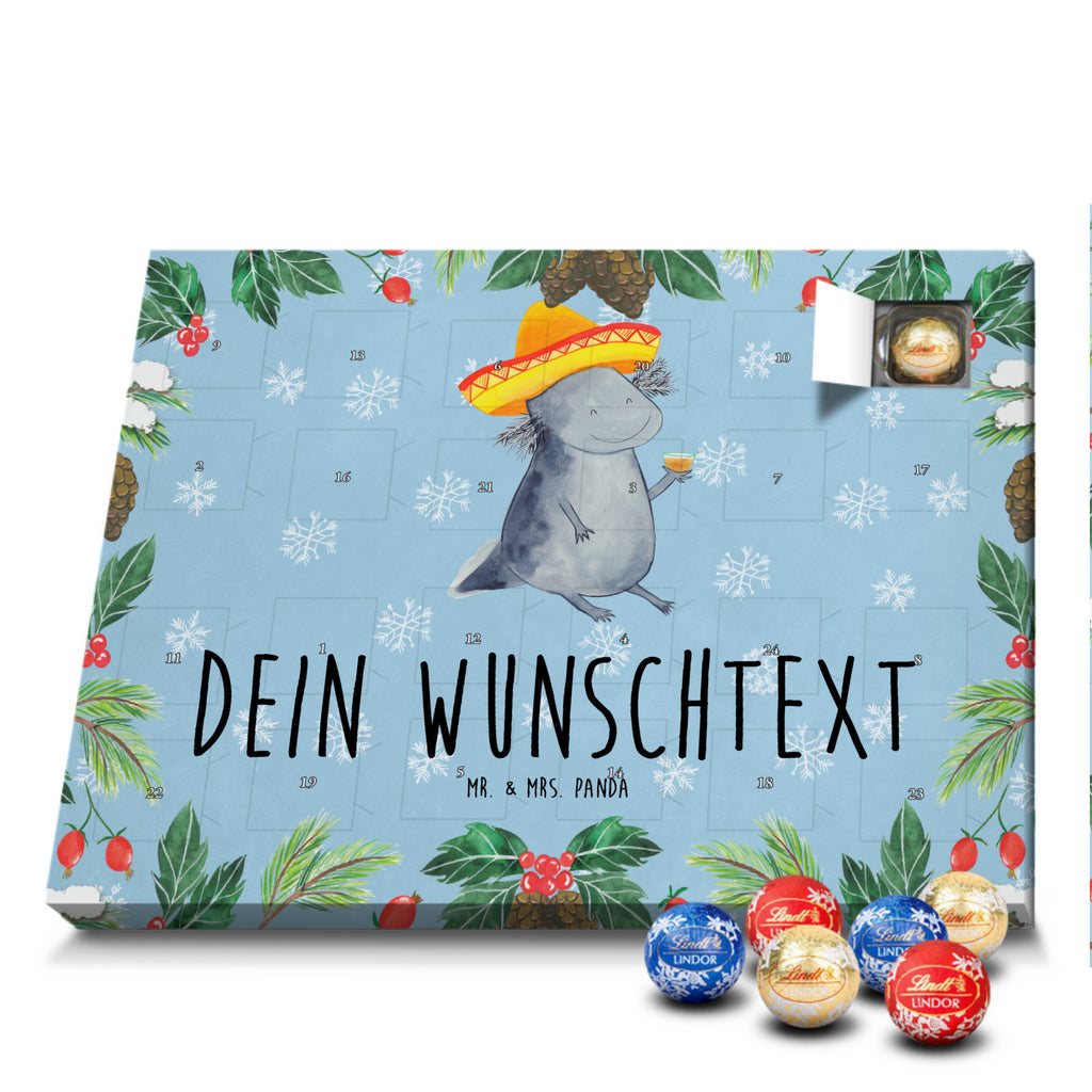 Personalisierter Kugel Markenschokolade Adventskalender Axolotl Tequila Personalisierter Kugel Markenschokolade Adventskalender, Axolotl, Molch, Mexico, Mexiko, Sombrero, Zitrone, Tequila, Motivation, Spruch, Schwanzlurch, Lurch, Lurche, Axolot, Feuerdrache, Feuersalamander