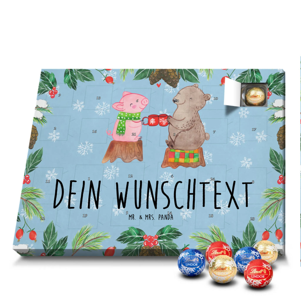 Personalisierter Kugel Markenschokolade Adventskalender Glühschwein Sause Personalisierter Kugel Markenschokolade Adventskalender, Winter, Weihnachten, Weihnachtsdeko, Nikolaus, Advent, Heiligabend, Wintermotiv, Prost, Alles Gute, Weihnachtszeit, Schwein, Bär