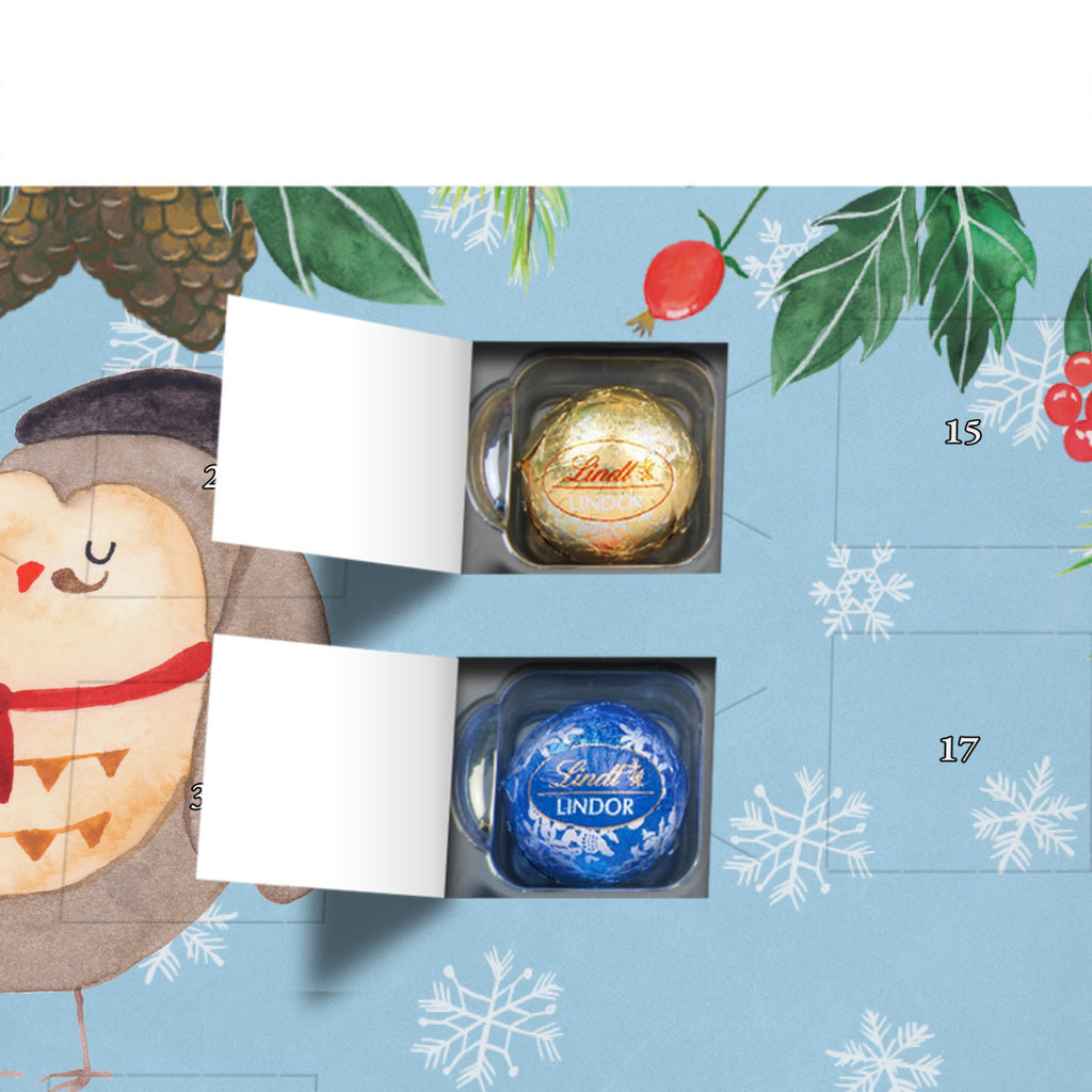 Personalisierter Kugel Markenschokolade Adventskalender Eule Frankreich Personalisierter Kugel Markenschokolade Adventskalender, Eule, Eulen, Eule Deko, Owl, hibou, La vie est belle, das Leben ist schön, Spruch schön, Spruch Französisch, Frankreich