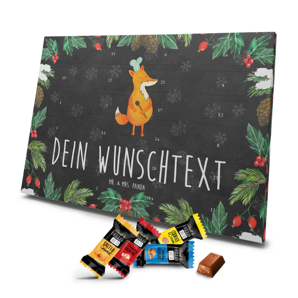 Personalisierter Markenschokolade Adventskalender Fuchs Koch Personalisierter Adventskalender, Fuchs, Füchse, Koch Geschenk, Küche Spruch, Küche Deko, Köche, Bäcker, Party Spruch, Spruch lustig, witzig