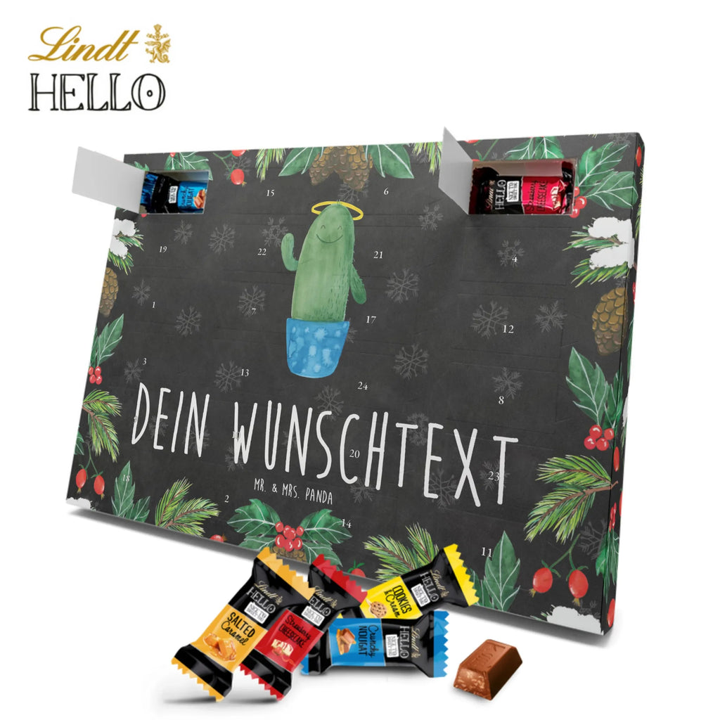 Personalisierter Markenschokolade Adventskalender Kaktus Heilig Personalisierter Adventskalender, Kaktus, Kakteen, frech, lustig, Kind, Eltern, Familie, Bruder, Schwester, Schwestern, Freundin, Heiligenschein