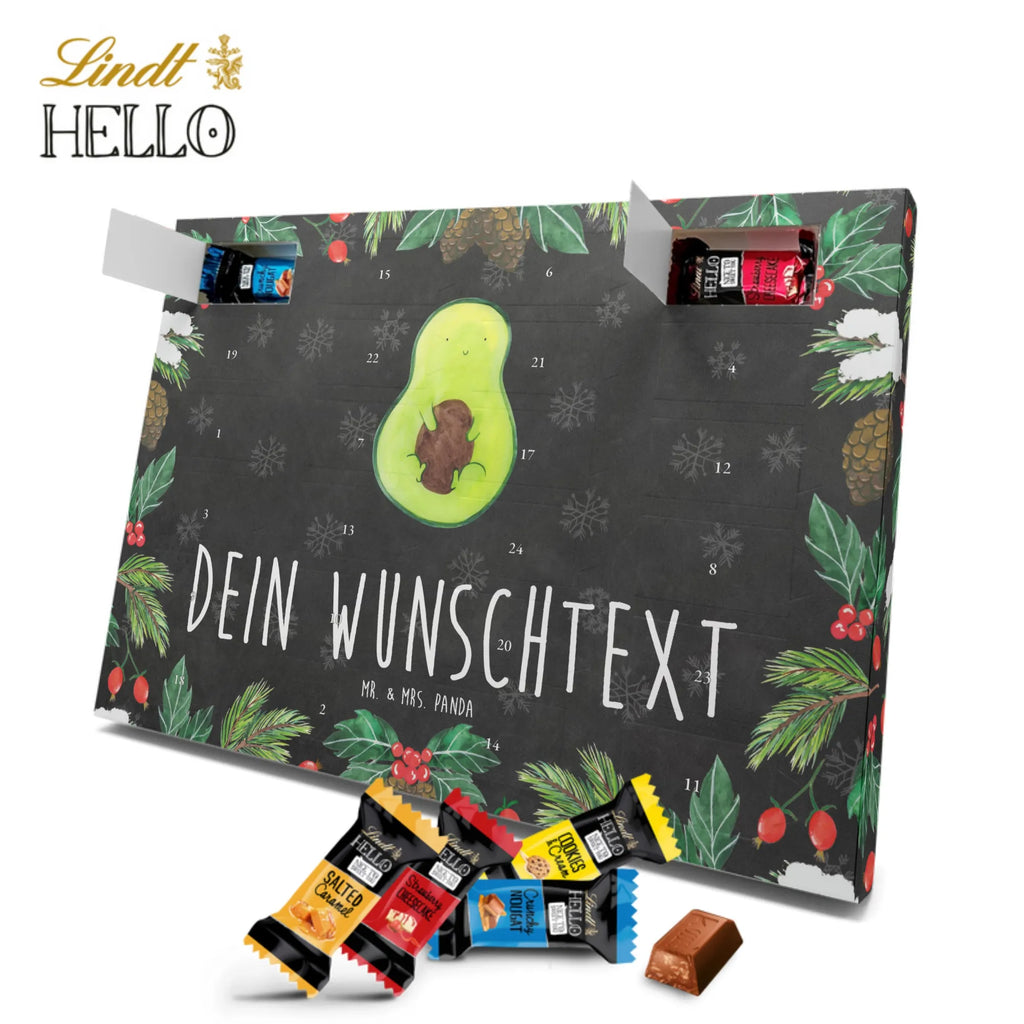 Personalisierter Markenschokolade Adventskalender Avocado Kern Personalisierter Adventskalender, Avocado, Veggie, Vegan, Gesund, Avokado, Avocadokern, Kern, Pflanze, Spruch Leben