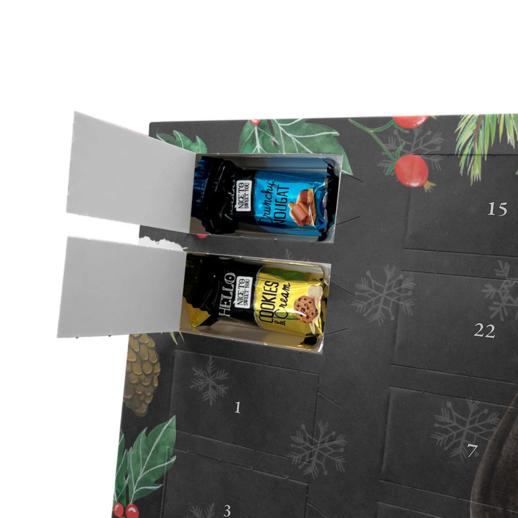 Personalisierter Markenschokolade Adventskalender Stinktier Sitzen Personalisierter Adventskalender, Stinktier, Skunk, Wildtier, Raubtier, Stinker, Stinki, Spruch, Büro, Recht, Besserwisser