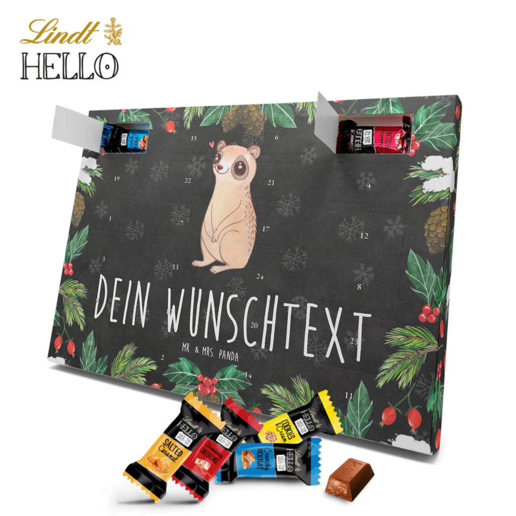 Personalisierter Markenschokolade Adventskalender Plumplori Glücklich Personalisierter Adventskalender, Tiermotive, Gute Laune, lustige Sprüche, Tiere, Plumplori, Niedlich, Glück