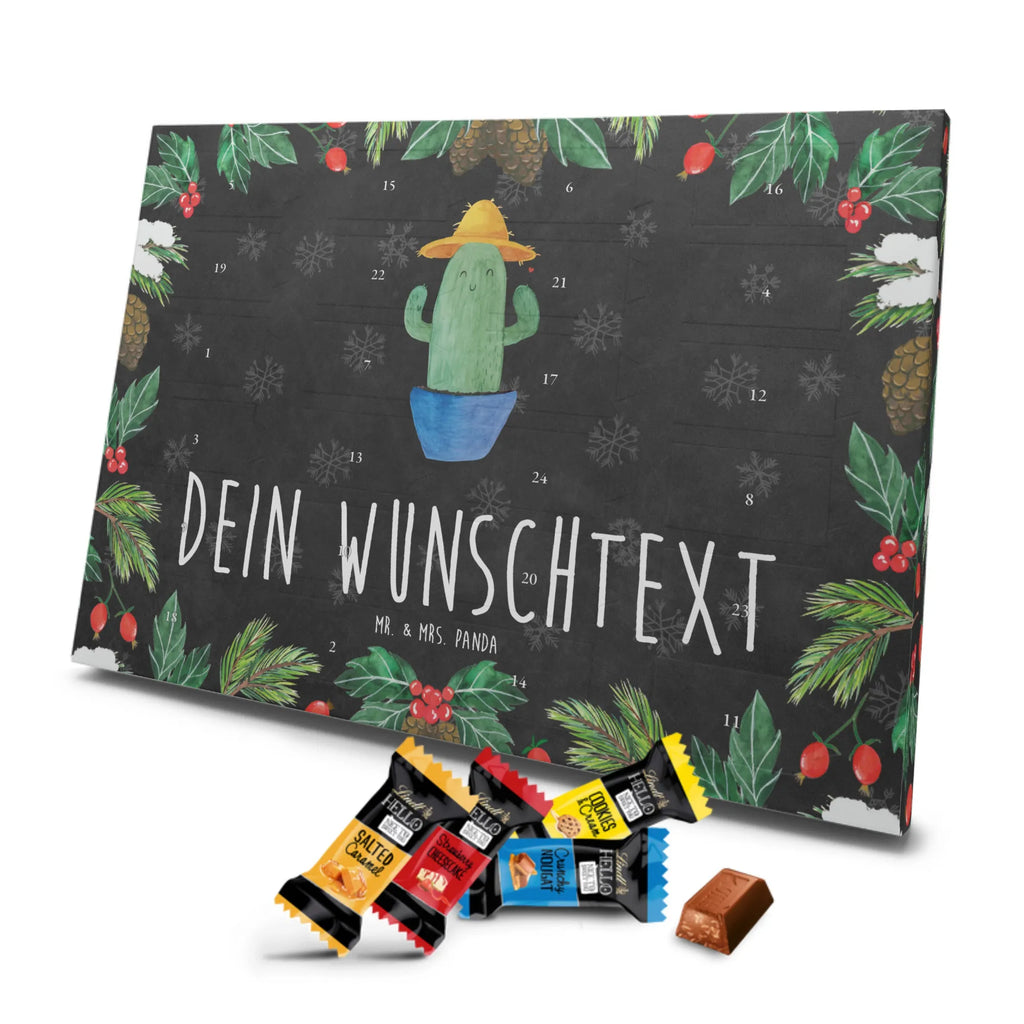 Personalisierter Markenschokolade Adventskalender Kaktus Hut Personalisierter Adventskalender, Kaktus, Kakteen, Reisen, Weltreise, Weltenbummler, Reisetagebuch, Städtetrip, Kaktusliebe, Geschenkidee, Spruch, Motivation