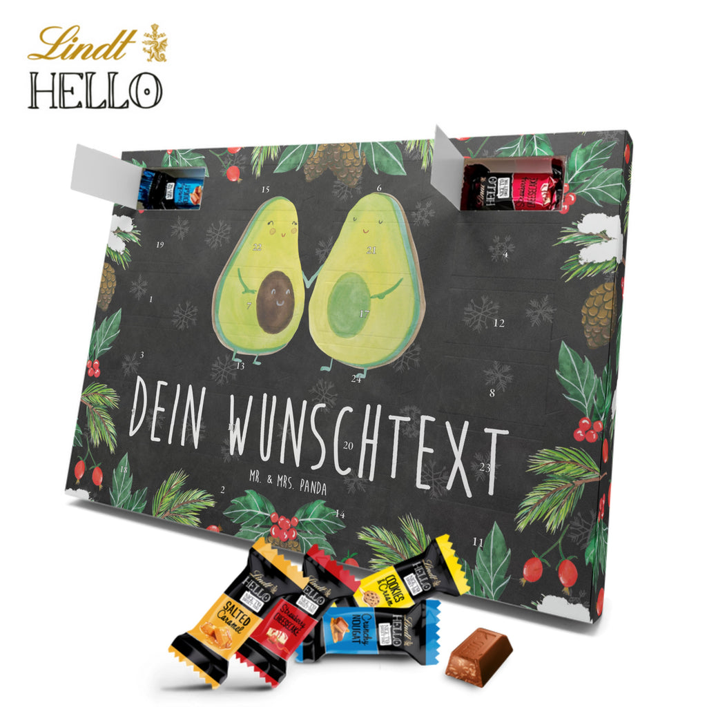 Personalisierter Markenschokolade Adventskalender Avocado Pärchen Personalisierter Adventskalender, Avocado, Veggie, Vegan, Gesund, Avocuddle, Liebe, Schwangerschaft, Familie, Babyshower, Babyparty, Hochzeit, Kinder, Avocados, Geburt