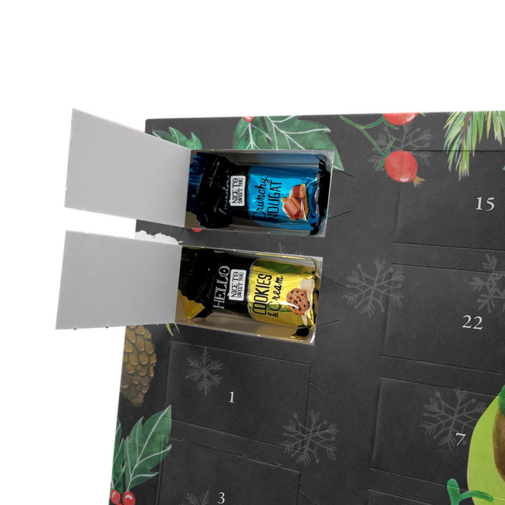 Personalisierter Markenschokolade Adventskalender Avocado Pfeifen Personalisierter Adventskalender, Avocado, Veggie, Vegan, Gesund, Diät, Abnehmen, Ernährung, dick sein, Pummelfee