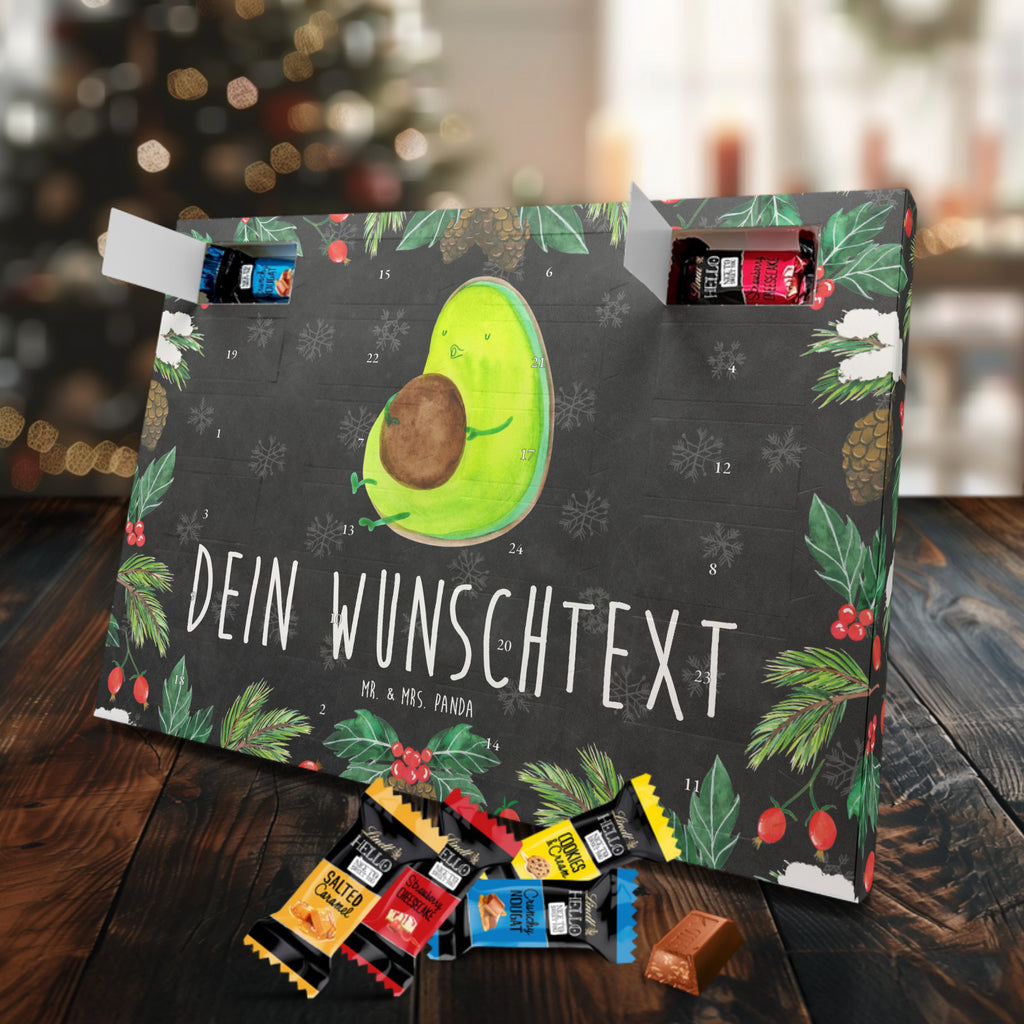 Personalisierter Markenschokolade Adventskalender Avocado Pfeifen Personalisierter Adventskalender, Avocado, Veggie, Vegan, Gesund, Diät, Abnehmen, Ernährung, dick sein, Pummelfee