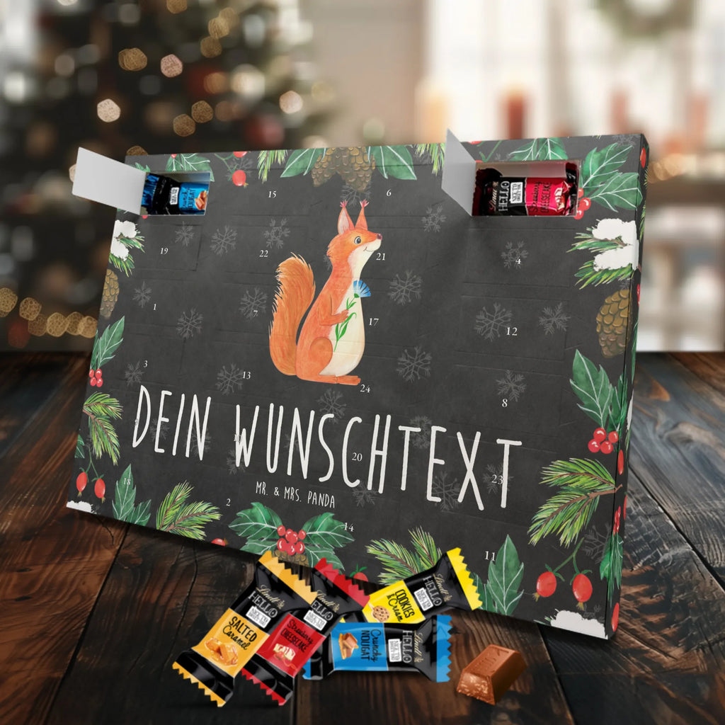 Personalisierter Markenschokolade Adventskalender Eichhörnchen Blume Personalisierter Adventskalender, Tiermotive, Gute Laune, lustige Sprüche, Tiere, Eichhörnchen, Eichhorn, Spruch positiv, Lachen, Spaß, Motivation Sprüche, Motivation Bilder, glücklich Spruch, Spruch Deko