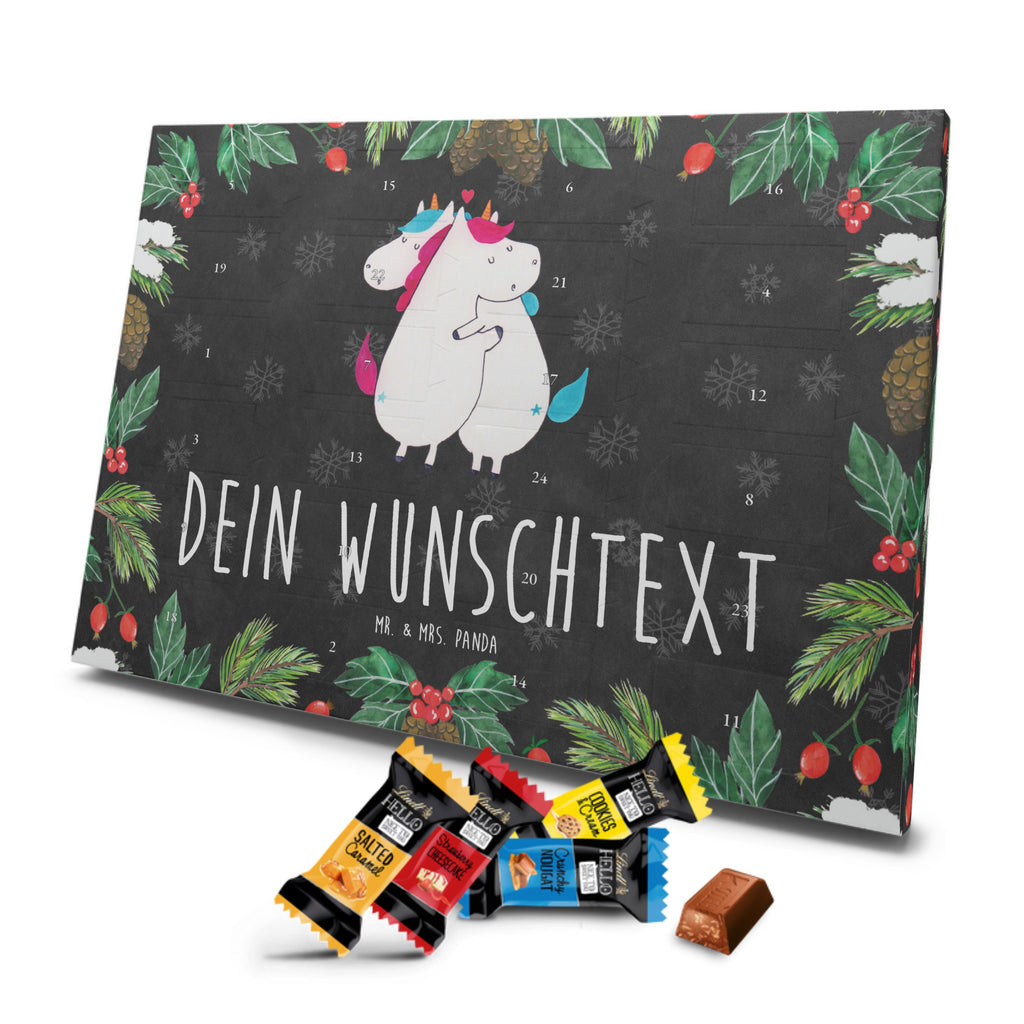 Personalisierter Markenschokolade Adventskalender Einhorn Mitteilung Personalisierter Adventskalender, Einhorn, Einhörner, Einhorn Deko, Pegasus, Unicorn, Valentinstag, Valentine, Liebe, Geschenk, Partner, Ehe, lustig, witzig, Spruch