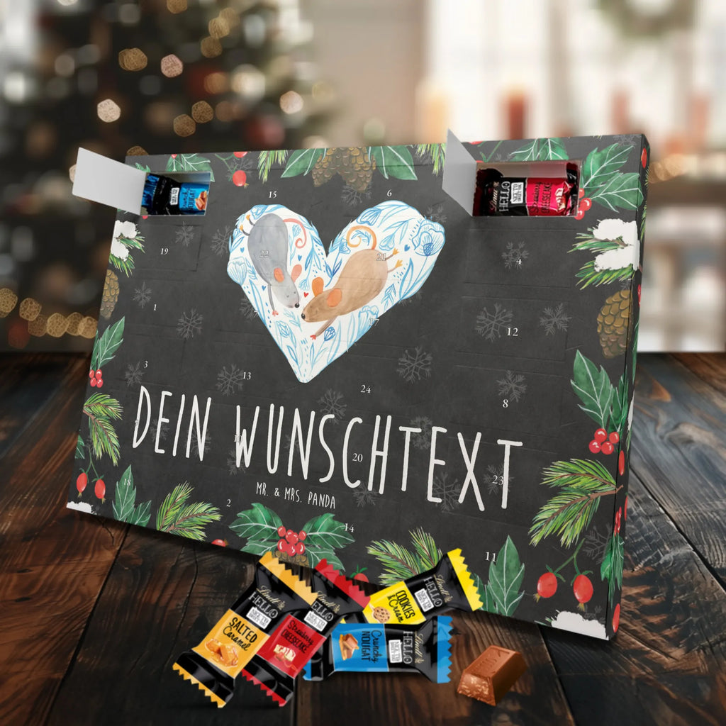 Personalisierter Markenschokolade Adventskalender Mäuse Herz Personalisierter Adventskalender, Liebe, Partner, Freund, Freundin, Ehemann, Ehefrau, Heiraten, Verlobung, Heiratsantrag, Liebesgeschenk, Jahrestag, Hocheitstag, Maus, Mäuse, Liebesbotschaft, Liebesbeweis, Hochzeit, Lieblingsmensch, Gemeinsamkeit, Love, Geschenk für zwei