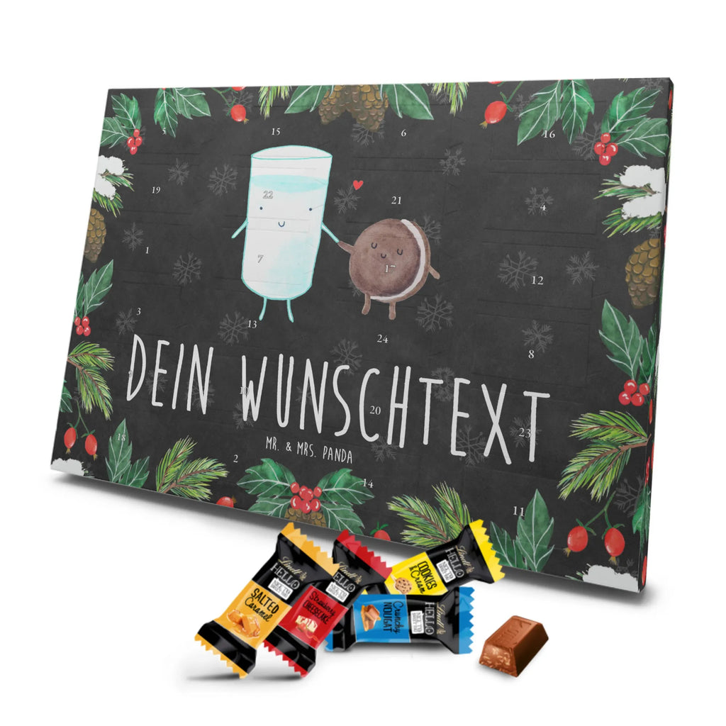 Personalisierter Markenschokolade Adventskalender Milch Keks Personalisierter Adventskalender, Tiermotive, Gute Laune, lustige Sprüche, Tiere, Milk, Cookie, Milch, Keks, Kekse, Kaffee, Einladung Frühstück, Motiv süß, romantisch, perfektes Paar