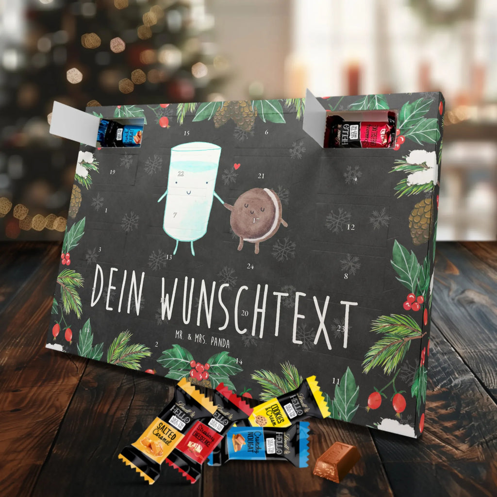 Personalisierter Markenschokolade Adventskalender Milch Keks Personalisierter Adventskalender, Tiermotive, Gute Laune, lustige Sprüche, Tiere, Milk, Cookie, Milch, Keks, Kekse, Kaffee, Einladung Frühstück, Motiv süß, romantisch, perfektes Paar