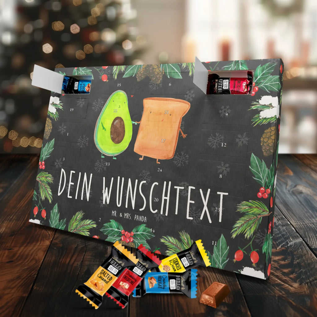 Personalisierter Markenschokolade Adventskalender Avocado Toast Personalisierter Adventskalender, Avocado, Veggie, Vegan, Gesund, Toast, Toastbrot, Liebespaar, Pärchen, Freund, Freundin, Verlobt, Verlobungsparty, Hochzeit, Hochzeitsgeschenk, Jahrestag, Jahrestagsgeschenk