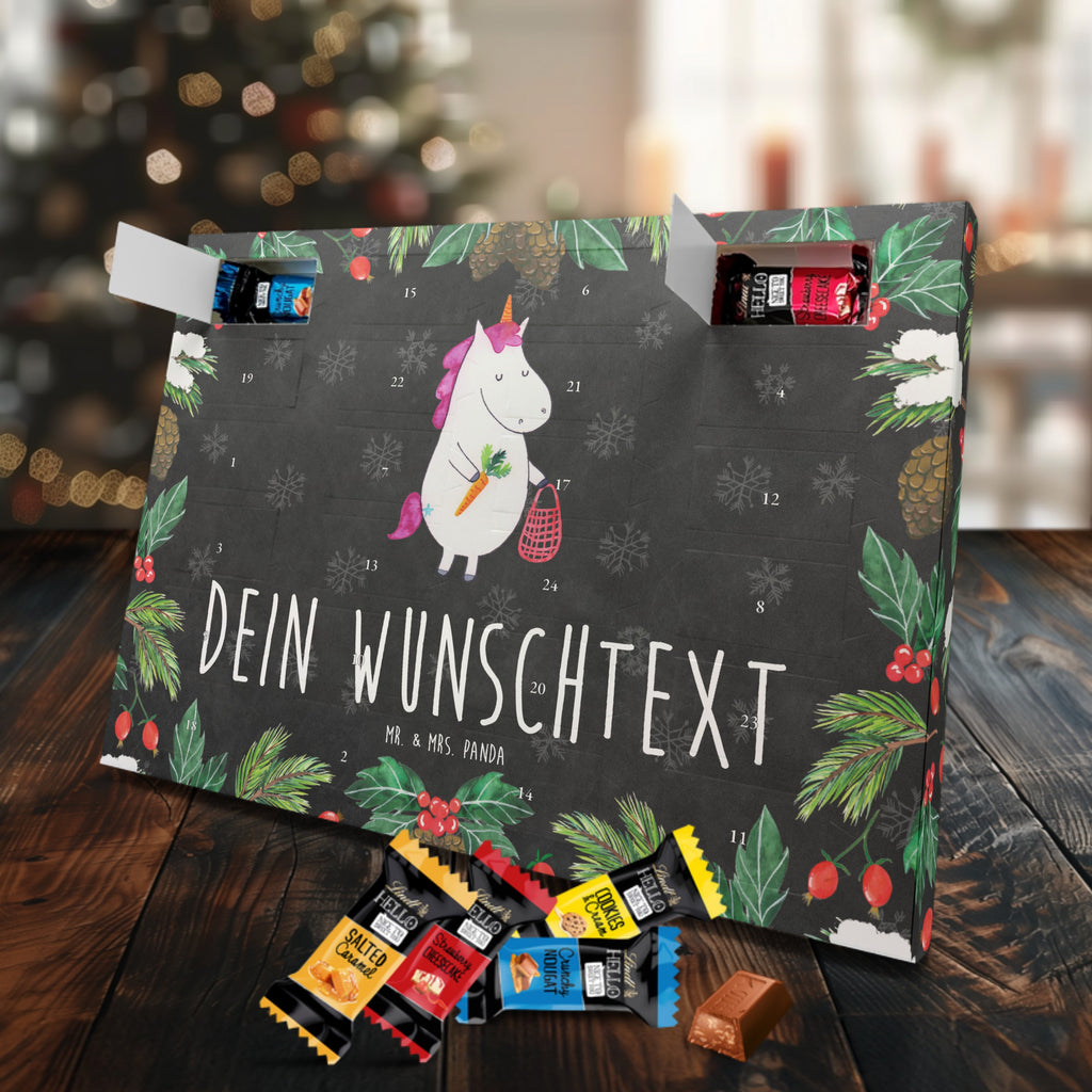 Personalisierter Markenschokolade Adventskalender Einhorn Gemüse Personalisierter Adventskalender, Einhorn, Einhörner, Einhorn Deko, Pegasus, Unicorn, Biomarkt, Bio, Gemüse, Wochenmarkt