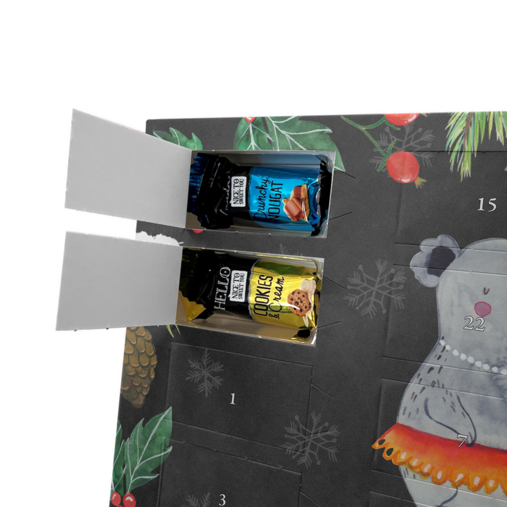 Personalisierter Markenschokolade Adventskalender Koala Familie Personalisierter Adventskalender, Familie, Vatertag, Muttertag, Bruder, Schwester, Mama, Papa, Oma, Opa, Koala, Koalas, Family, Kinder, Geschwister, Familienleben