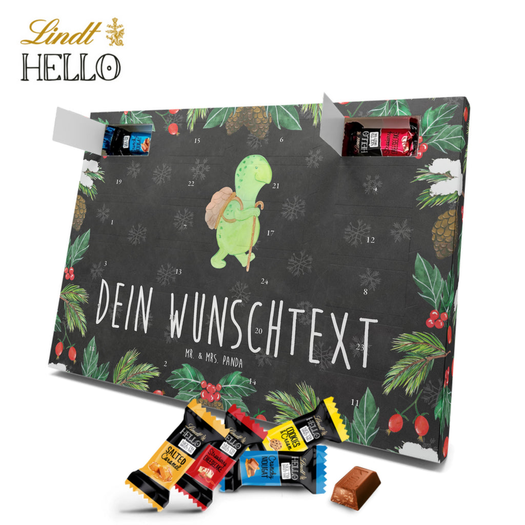 Personalisierter Markenschokolade Adventskalender Schildkröte Wanderer Personalisierter Adventskalender, Schildkröte, Schildkröten, Motivation, Motivationsspruch, Motivationssprüche, Neuanfang