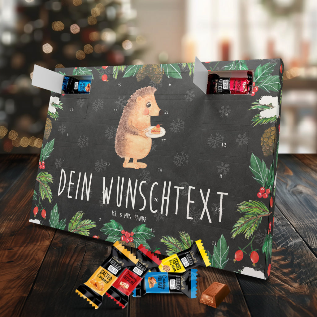 Personalisierter Markenschokolade Adventskalender Igel Kuchenstück Personalisierter Adventskalender, Tiermotive, Gute Laune, lustige Sprüche, Tiere, Igel, Essen Spruch, Kuchen, Backen Geschenk, Kuchen backen, Einladung Party, Geburtstagskuchen, Torte