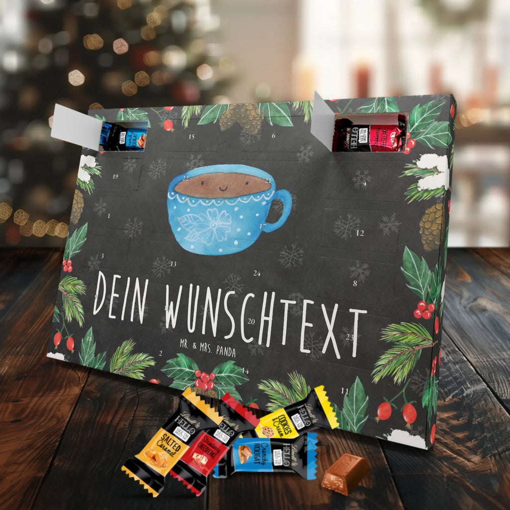 Personalisierter Markenschokolade Adventskalender Kaffee Tasse Personalisierter Adventskalender, Tiermotive, Gute Laune, lustige Sprüche, Tiere, Kaffee, Tasse, Liebe, Geschmack, Genuss, Glücklich