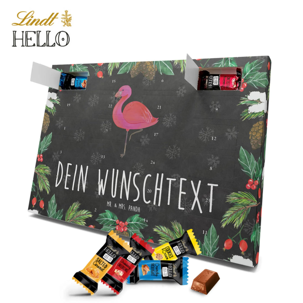 Personalisierter Markenschokolade Adventskalender Flamingo Classic Personalisierter Adventskalender, Flamingo, Einzigartig, Selbstliebe, Stolz, ich, für mich, Spruch, Freundin, Freundinnen, Außenseiter, Sohn, Tochter, Geschwister