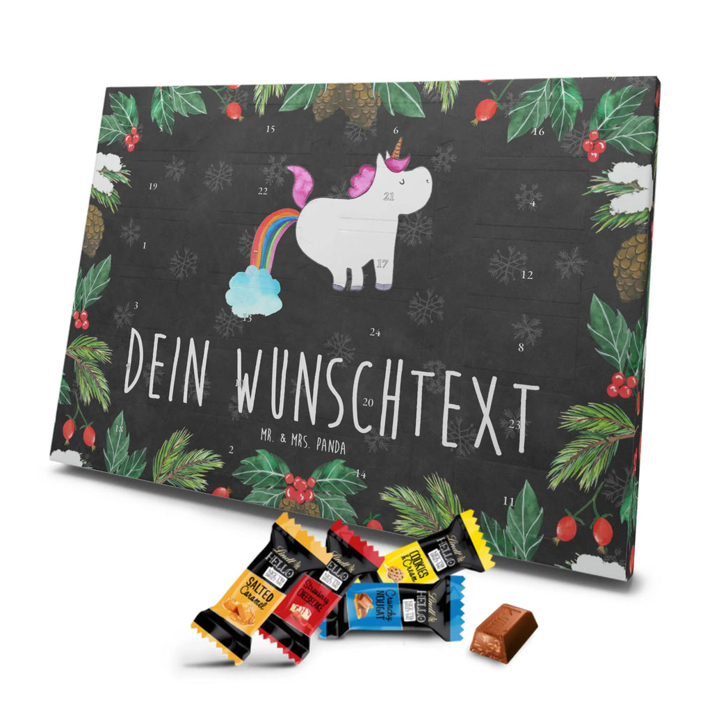 Personalisierter Markenschokolade Adventskalender Einhorn Pupsen Personalisierter Adventskalender, Einhorn, Einhörner, Einhorn Deko, Pegasus, Unicorn, Pups, Regenbogen, Glitzer, Einhornpower, Erwachsenwerden, Spaß, lustig, Freundin