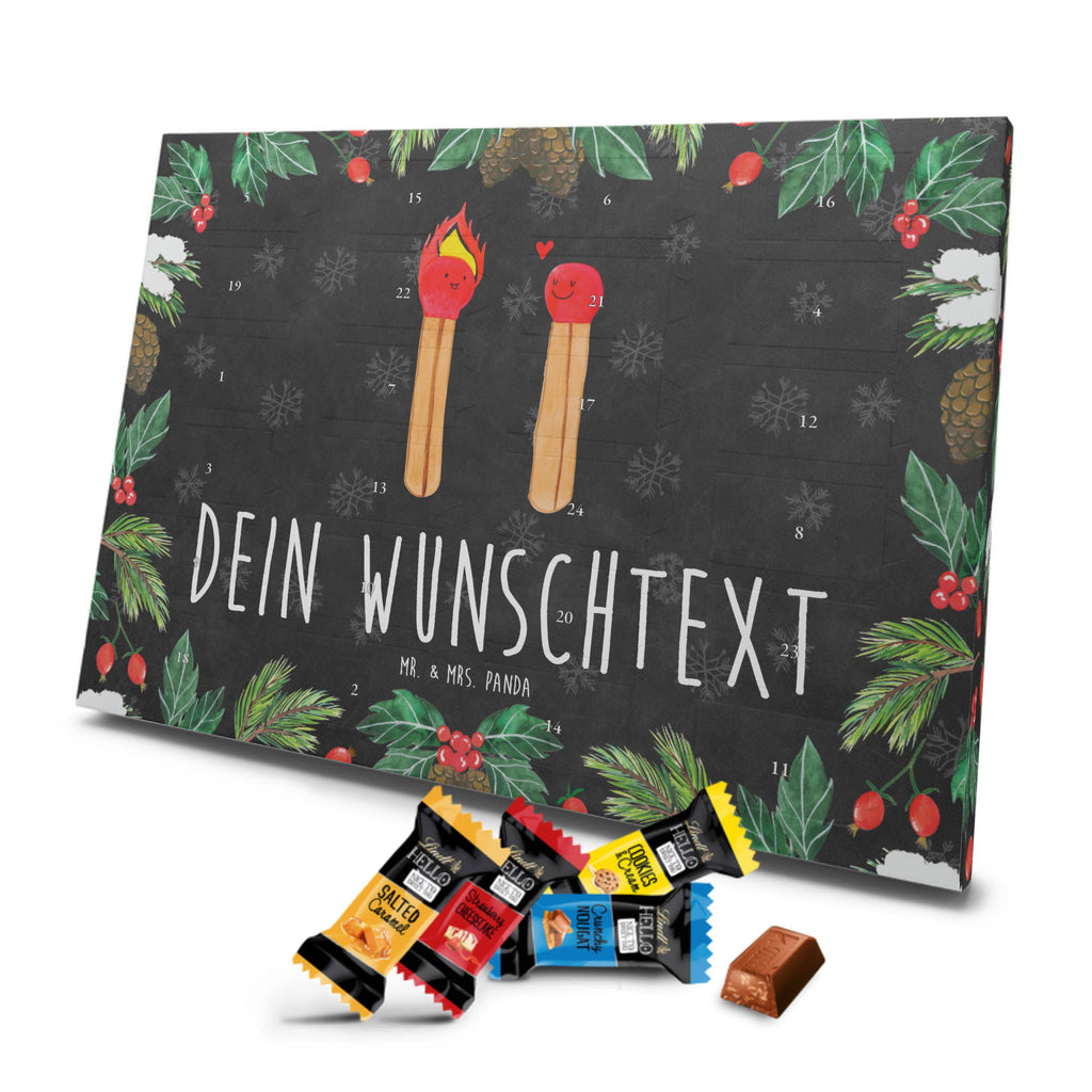 Personalisierter Markenschokolade Adventskalender Streichhölzer Personalisierter Adventskalender, Liebe, Partner, Freund, Freundin, Ehemann, Ehefrau, Heiraten, Verlobung, Heiratsantrag, Liebesgeschenk, Jahrestag, Hocheitstag, Streichhölzer