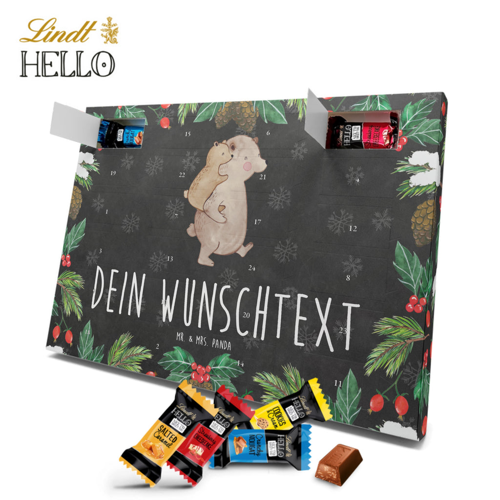 Personalisierter Markenschokolade Adventskalender Papa Bär Personalisierter Adventskalender, Familie, Vatertag, Muttertag, Bruder, Schwester, Mama, Papa, Oma, Opa, Geschenk, Vater, Papi, Vati, Onkel, Geburtstag