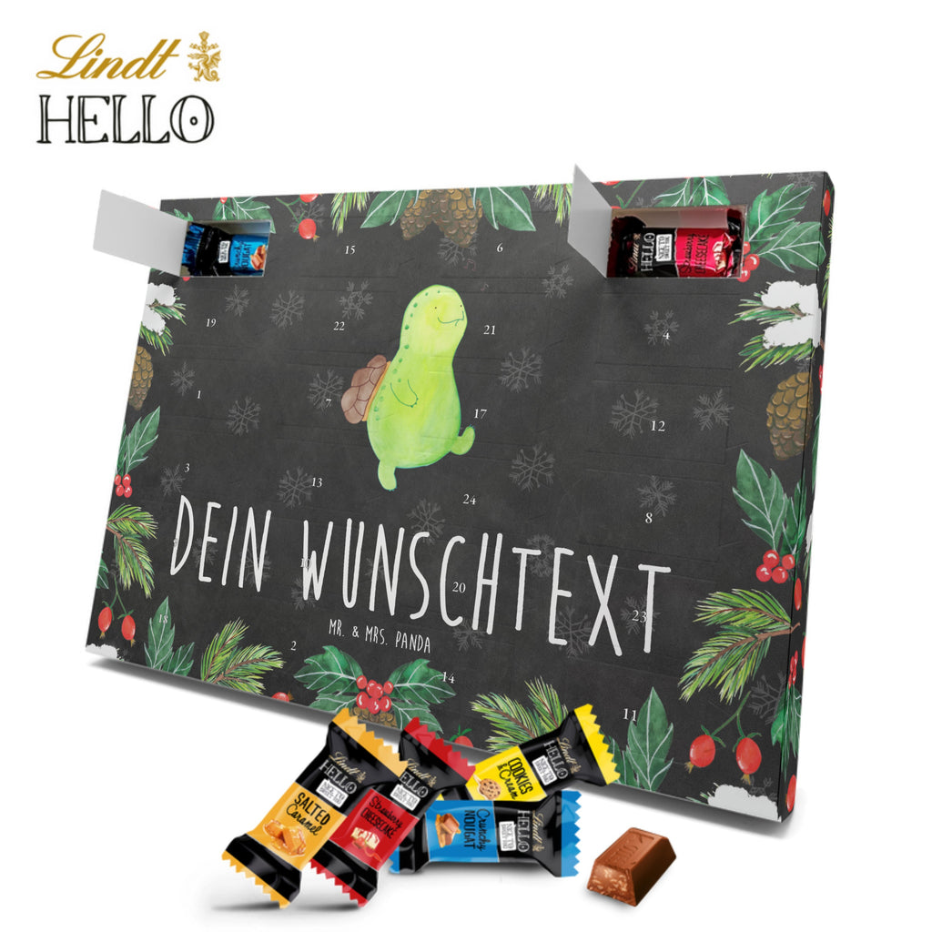 Personalisierter Markenschokolade Adventskalender Schildkröte Pfeifen Personalisierter Adventskalender, Schildkröte, Schildi, Schildkröten, fröhlich, Glück, Motivation, Lebensfreude, Depression, Trennung, Neuanfang